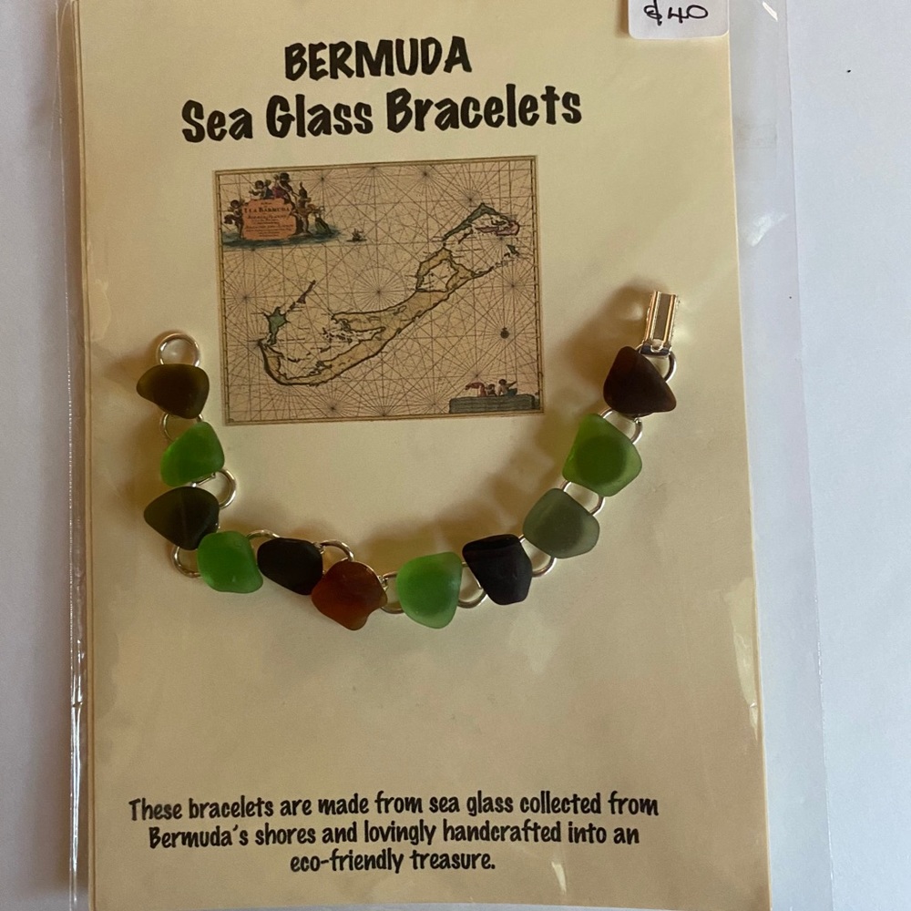 Bermuda Sea Glass Bracelet